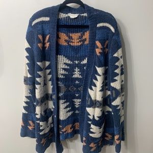 Tribal Print Cardigan